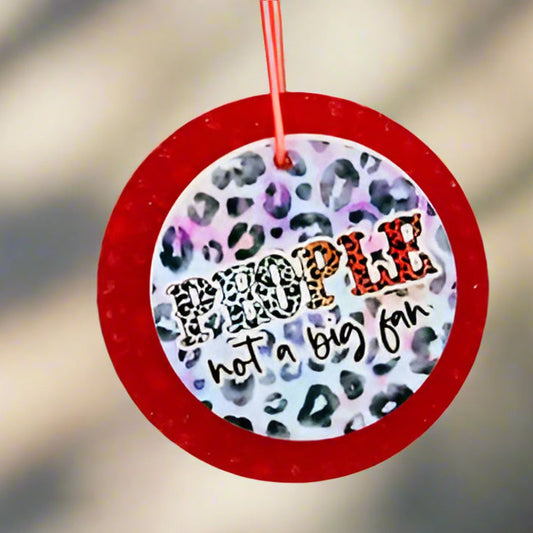 Max Scent Load Artisan Made  Hanging Car Freshener "Cherry Bomb Scent"