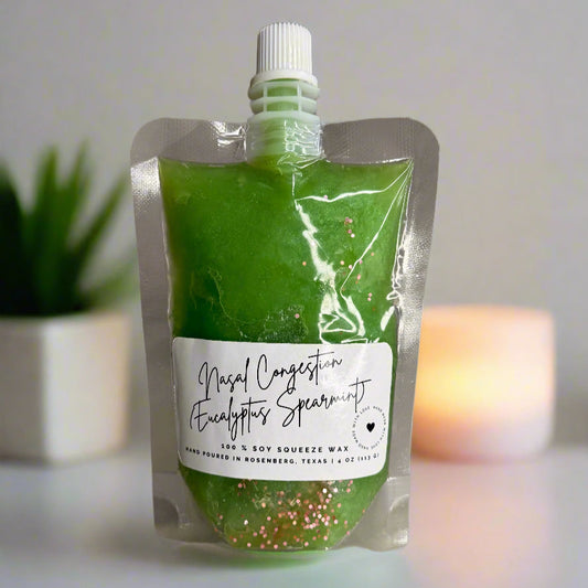 Hand Made | Four Ounce | Max Scent Load | Squeeze Wax Melt Pouch Long-Lasting Fragrance • Flame-Free • Mess-Free