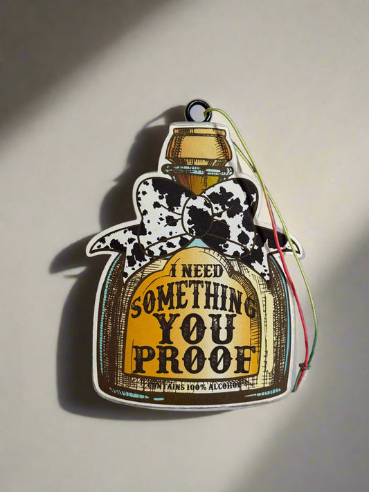 Large Max Scent Load Artisan Made Hanging Car Freshener in "Inspired 1000 Wishes Scent"