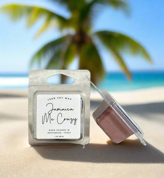 Hand Poured | Max Scent Load Wax Melts | Long Lasting Fragrance "Inspired Jamaica Me Crazy