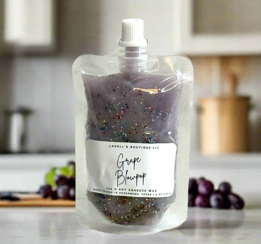 Hand Made | Four Ounce | Max Scent Load | Squeeze Wax Melt Pouch Long-Lasting Fragrance • Flame-Free • Mess-Free