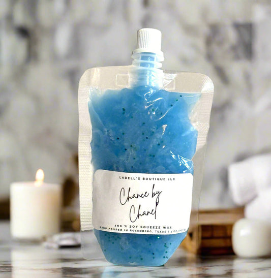Hand Made | Four Ounce | Max Scent Load | Squeeze Wax Melt Pouch Long-Lasting Fragrance • Flame-Free • Mess-Free