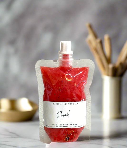 Hand Made | Four Ounce | Max Scent Load | Squeeze Wax Melt Pouch Long-Lasting Fragrance • Flame-Free • Mess-Free