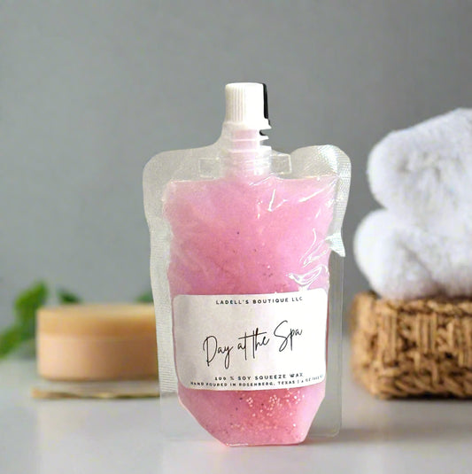 Hand Made | Four Ounce | Max Scent Load | Squeeze Wax Melt Pouch Long-Lasting Fragrance • Flame-Free • Mess-Free