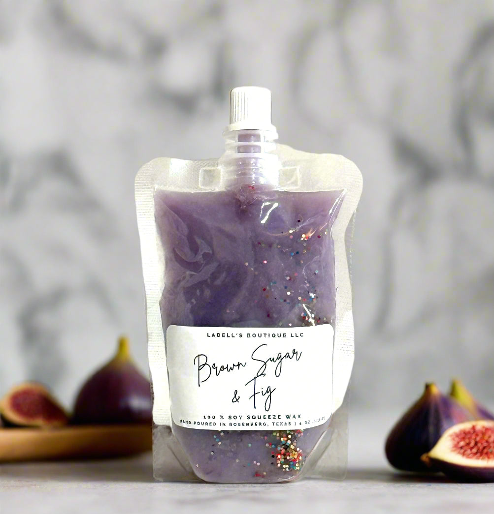Hand Made | Four Ounce | Max Scent Load | Squeeze Wax Melt Pouch Long-Lasting Fragrance • Flame-Free • Mess-Free