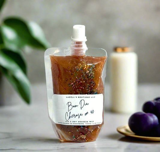 Hand Made | Four Ounce | Max Scent Load | Squeeze Wax Melt Pouch Long-Lasting Fragrance • Flame-Free • Mess-Free