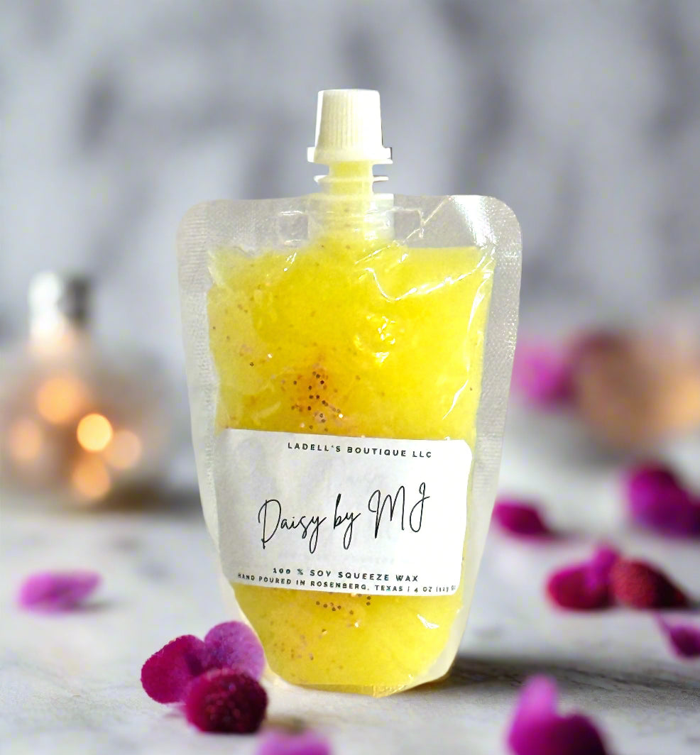 Hand Made | Four Ounce | Max Scent Load | Squeeze Wax Melt Pouch Long-Lasting Fragrance • Flame-Free • Mess-Free