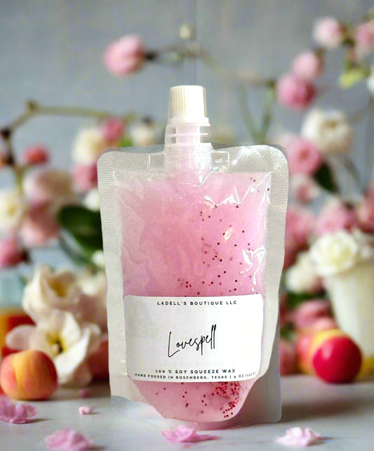 Hand Made | Four Ounce | Max Scent Load | Squeeze Wax Melt Pouch Long-Lasting Fragrance • Flame-Free • Mess-Free