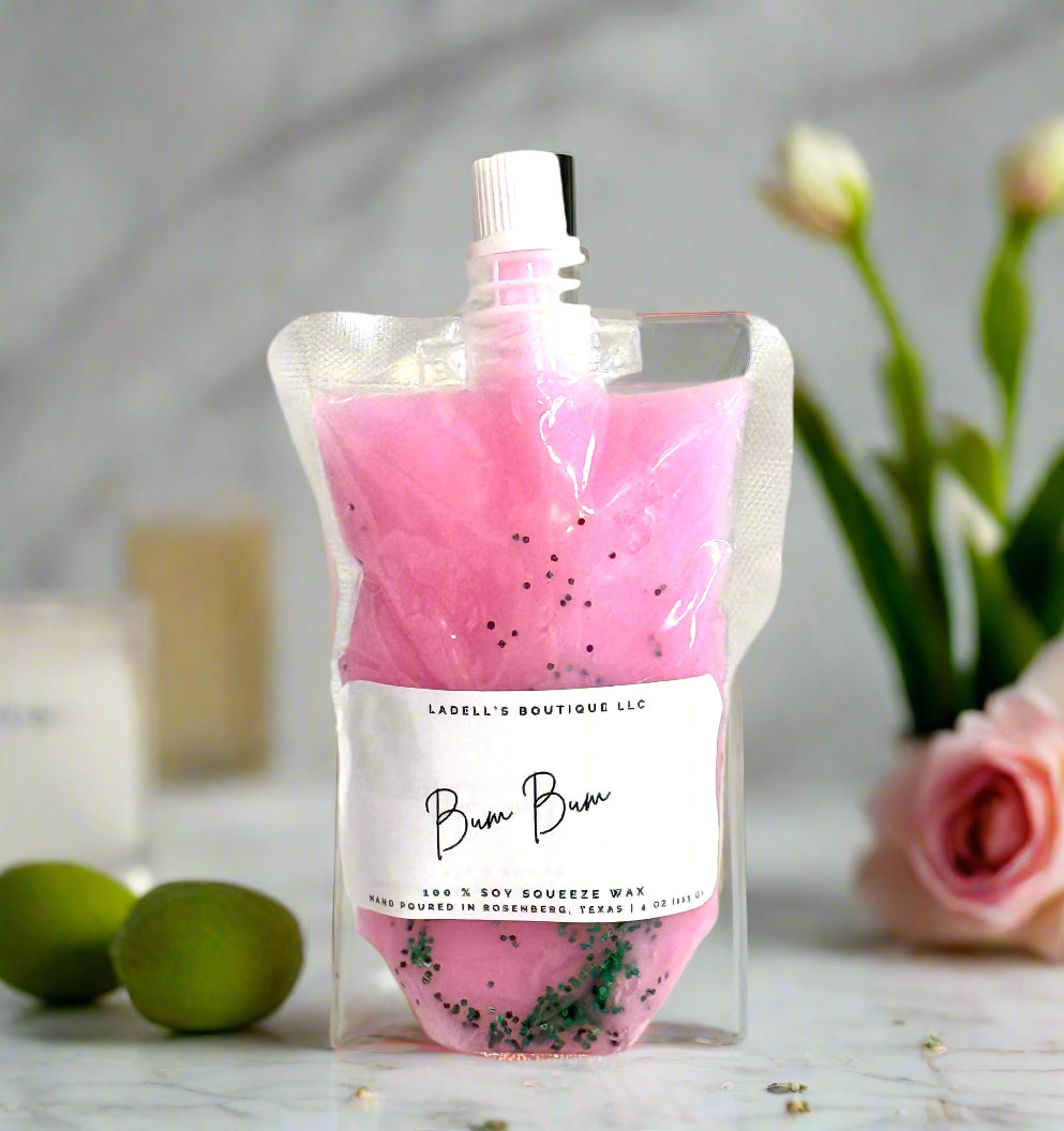Hand Made | Four Ounce | Max Scent Load | Squeeze Wax Melt Pouch Long-Lasting Fragrance • Flame-Free • Mess-Free