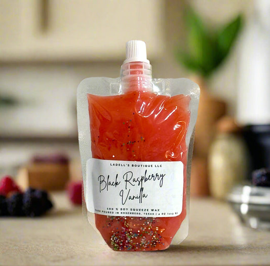 Hand Made | Four Ounce | Max Scent Load | Squeeze Wax Melt Pouch Long-Lasting Fragrance • Flame-Free • Mess-Free